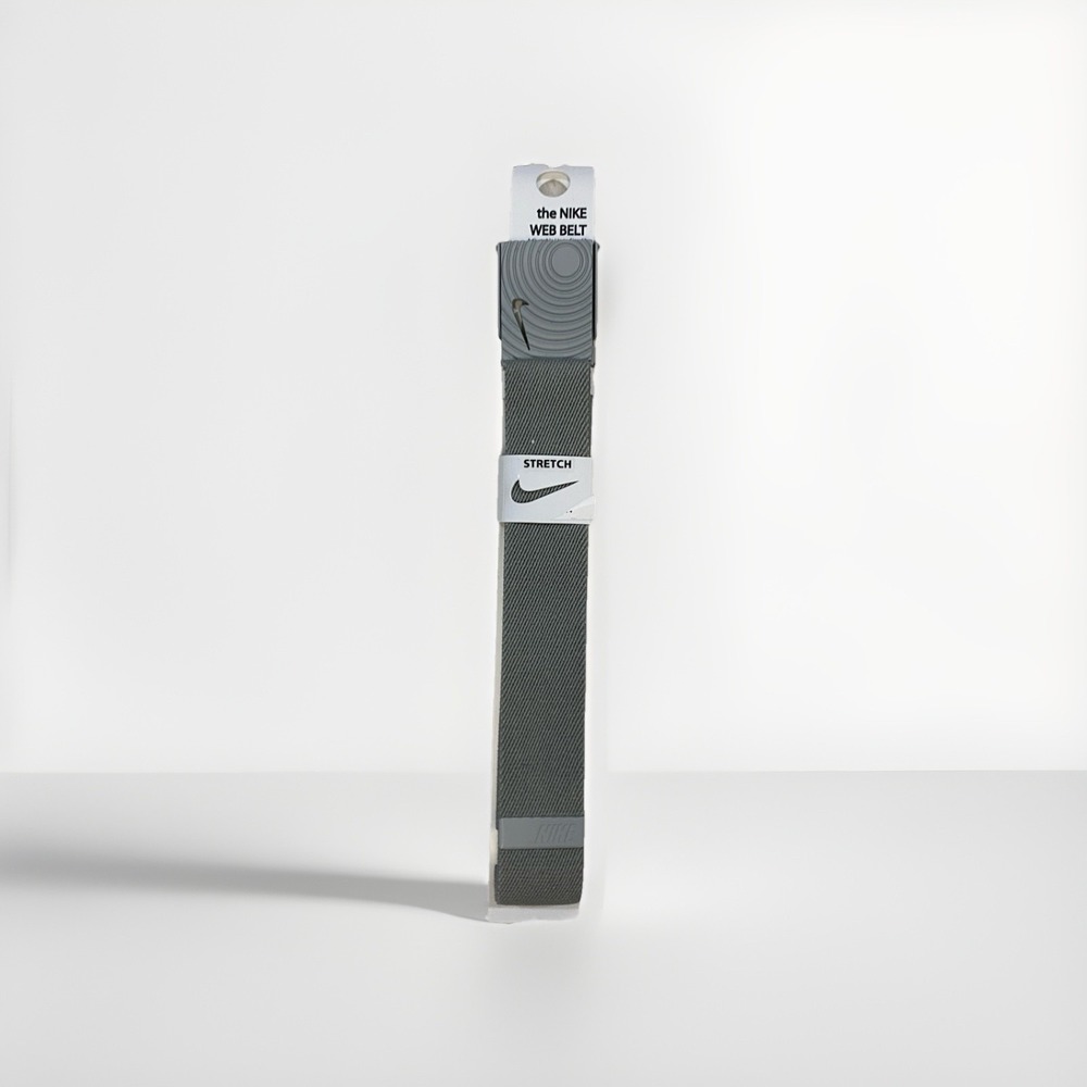 NWT Nike Men's Adjustable Belt Cut to Fit Up to Size 42 One Size (LTGRY) $25
